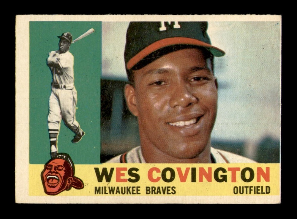 1960 Topps #158 Wes Covington EX-MT Baseball Card *OBGcards*