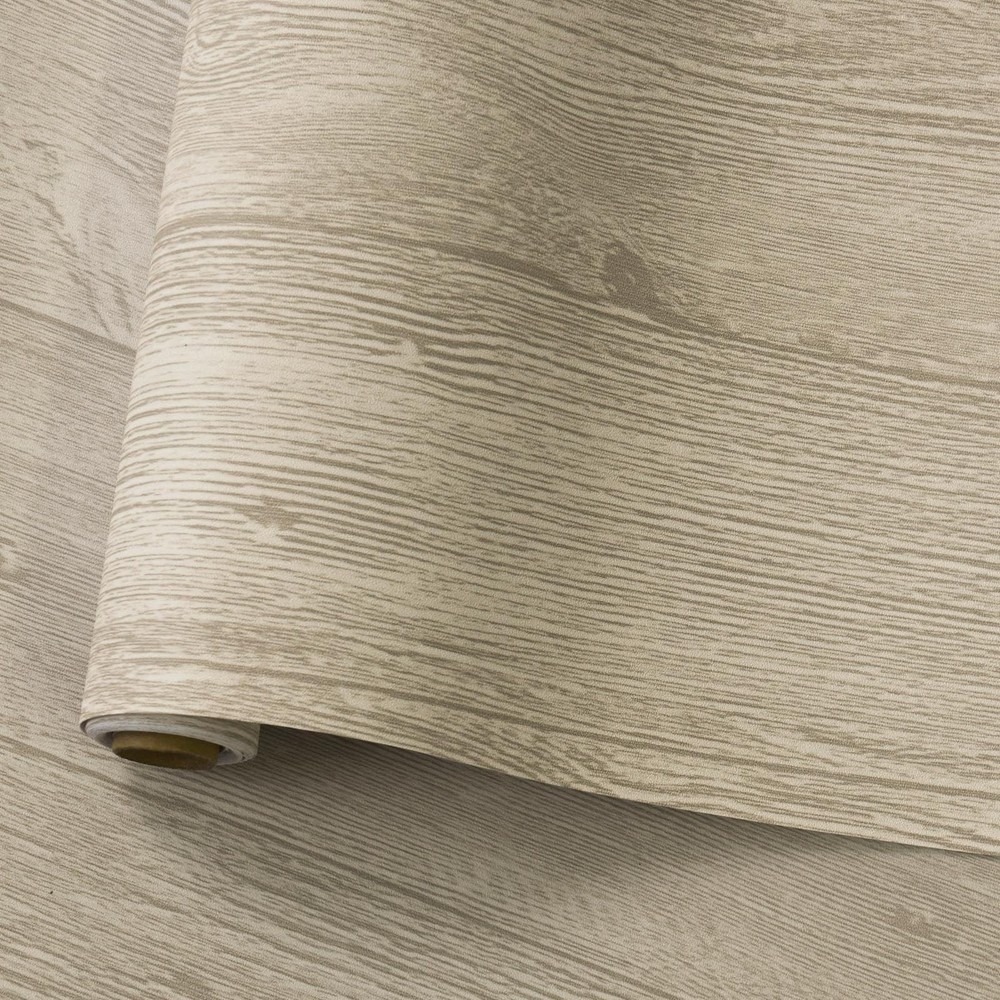 Peel and Stick Wood Vinyl Flooring Roll 24x197 Inch Waterproof Wear-Resistant Easy Install