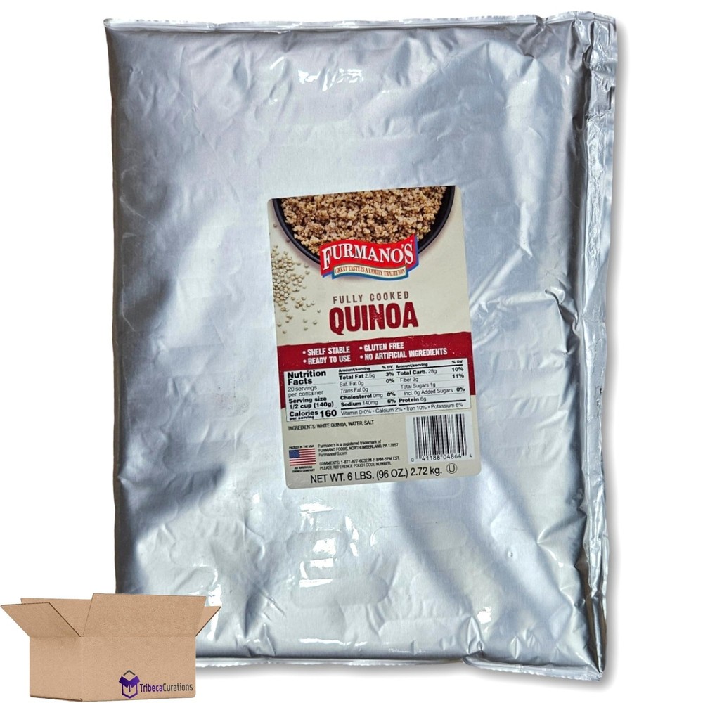 Furmano's Fully Cooked Quinoa Value Pack   Bulk 6 Pound Pouch