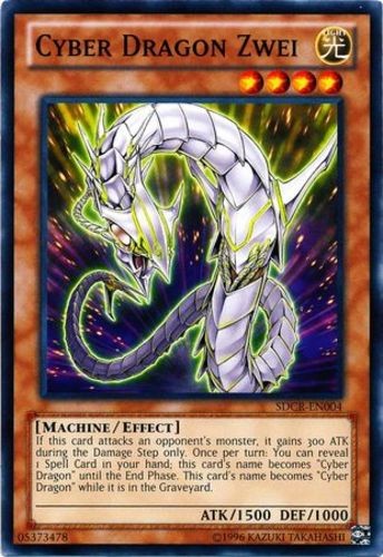 Cyber Dragon Zwei SDCR-EN004 Common Unlimited Lightly Played-image