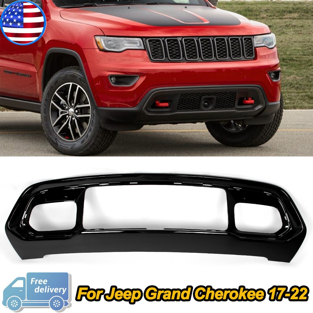 Front Bumper Lower Grille Bezel For 2017-2022 Jeep Grand Cherokee Grill Molding