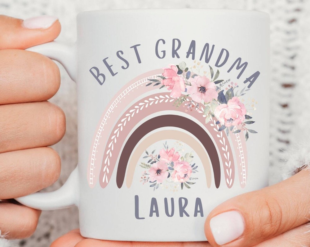 Best Grandma Ever Personalized Mug - Custom Name Birthday Gift