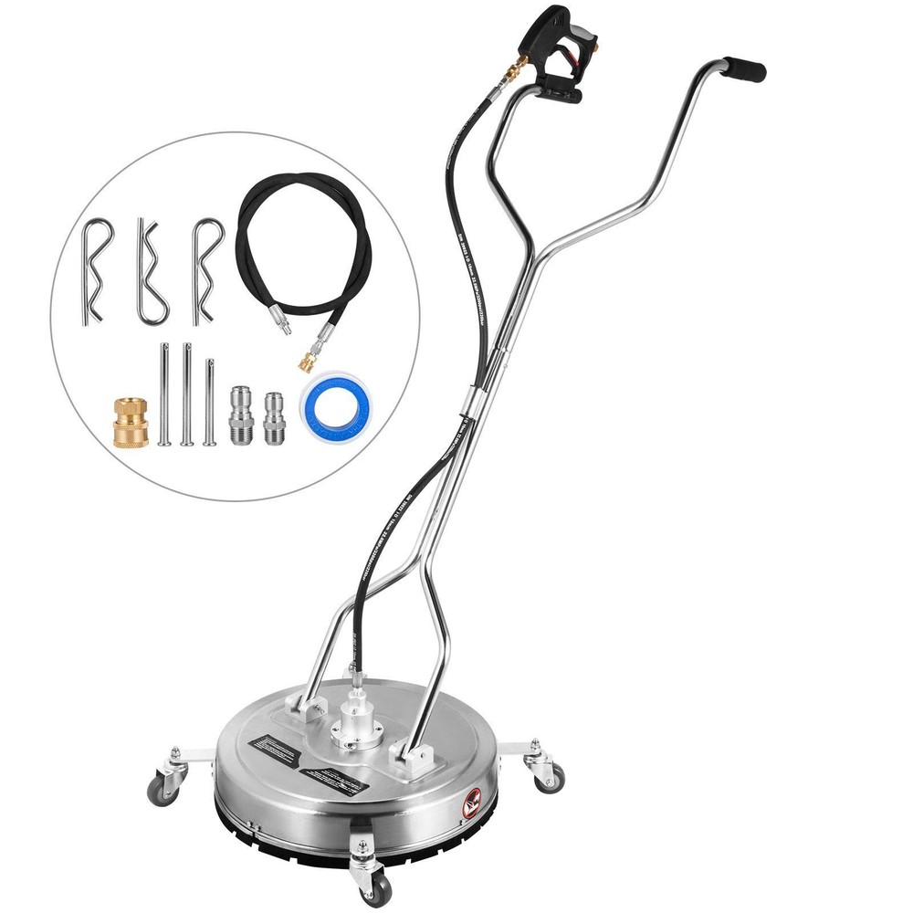 21 Inch 4000 PSI Pressure Washer Surface Cleaner with 3 High-Speed Nozzles