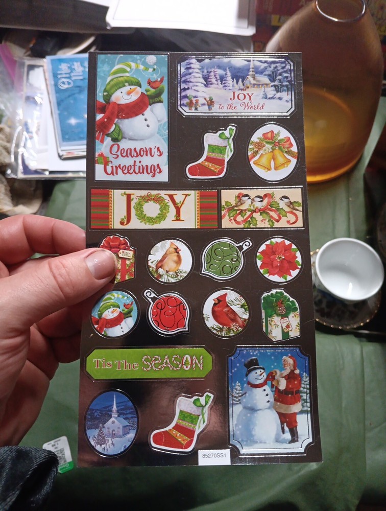 18ct Christmas Stickers