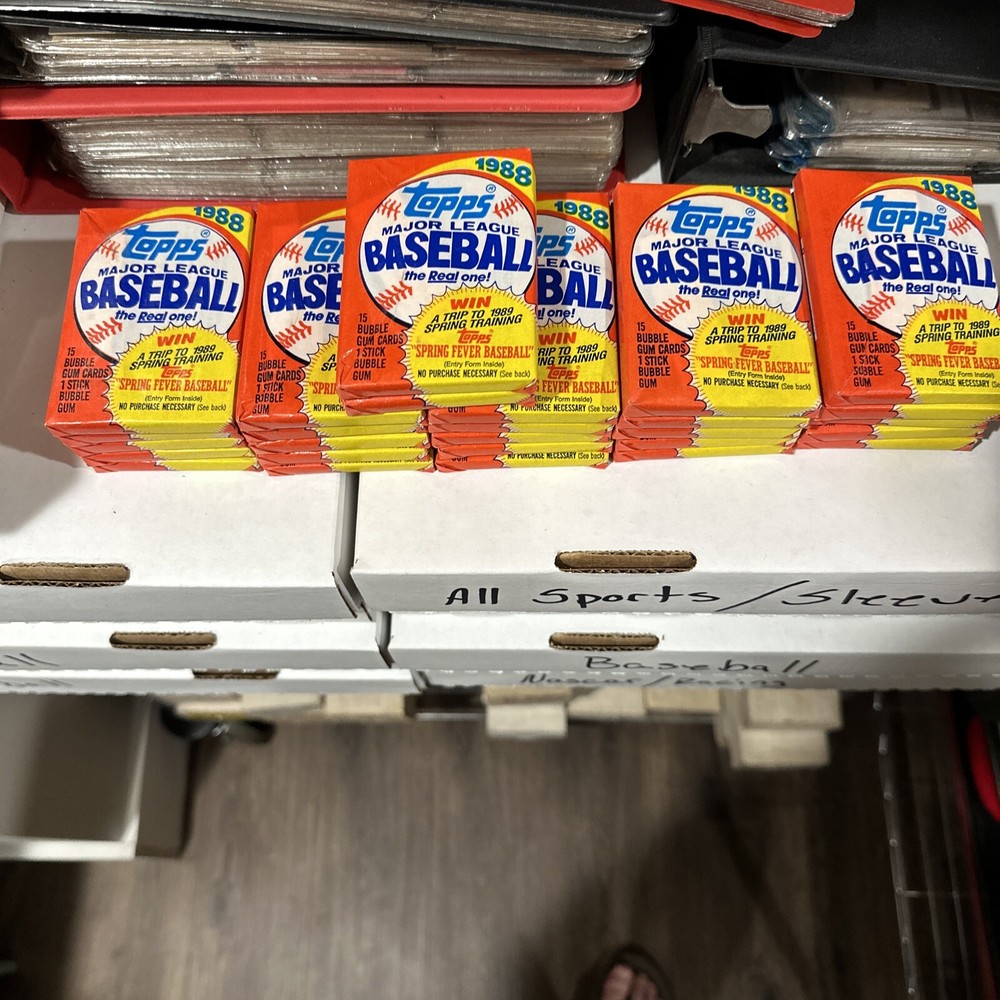 (27)   1988 Topps Baseball Card Wax Packs