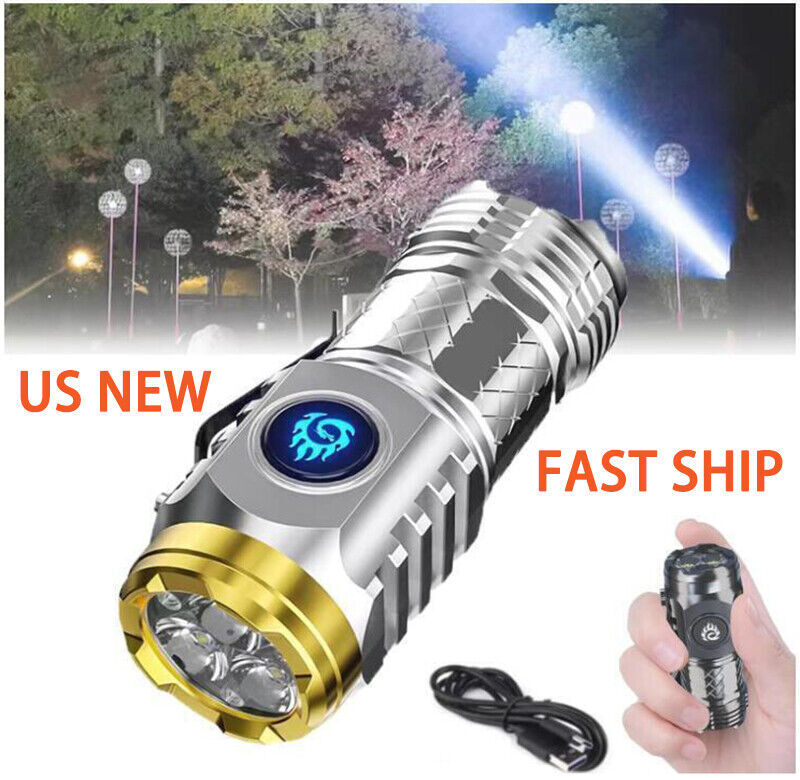 Three-Eyed Monster Mini Flashlight Flash Super Power Waterproof Outdoor Travelus