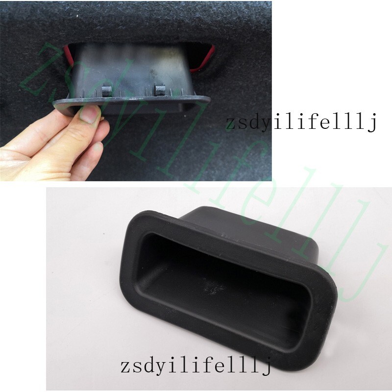 1x For Mazda CX-7 CX7 2007-12 Rear Trunk Tailgate Black ABS Handle Cover Trim b