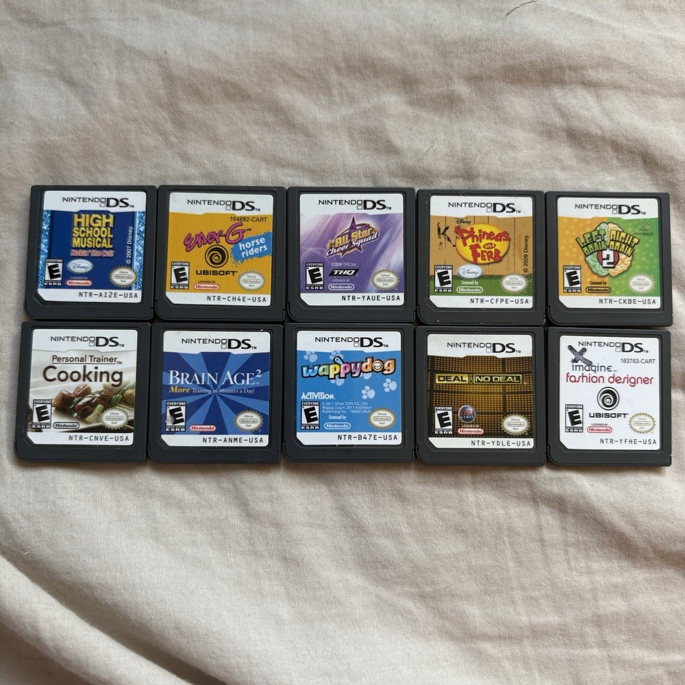 Nintendo Ds Game Lot Of 10 Tested Working