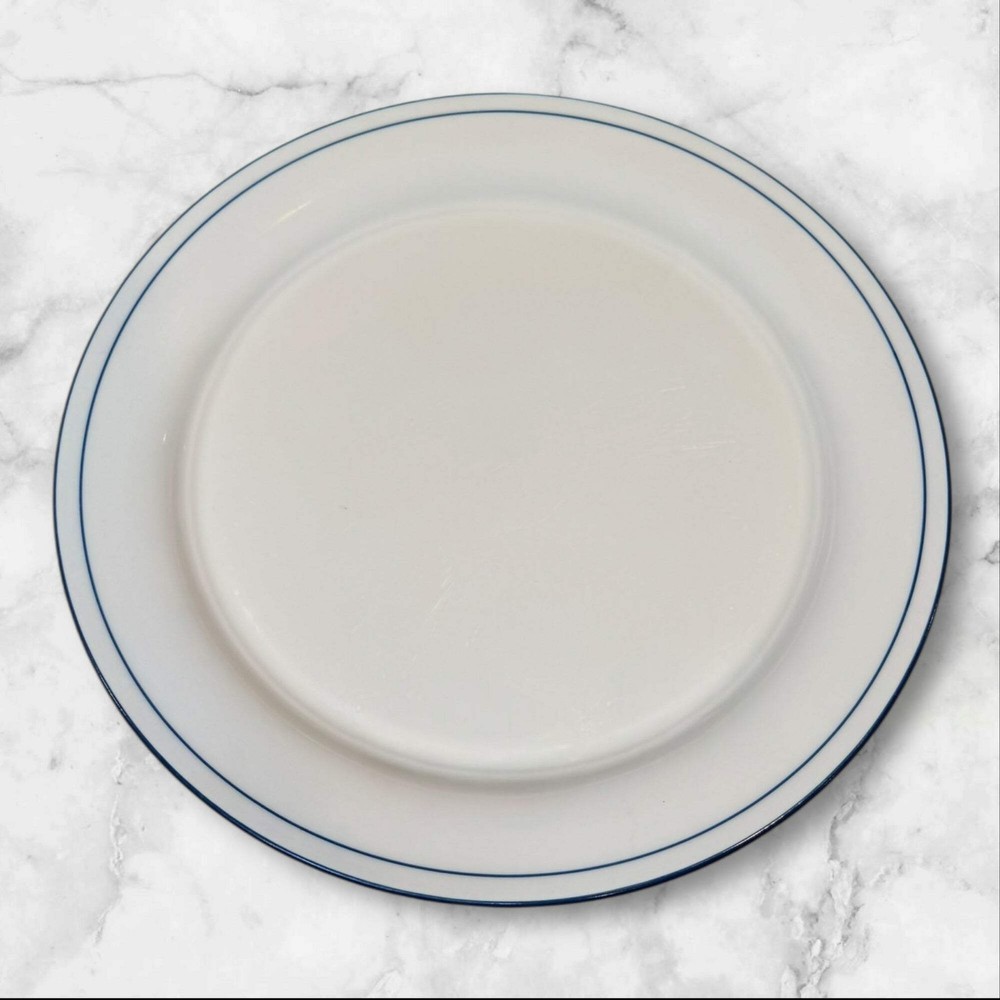 Lenox Blue Pinstripes Dinner Plates | Set of 5 | Great Condition