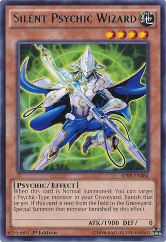 Silent Psychic Wizard BP03-EN084 1st Ed Rare Heavily Played