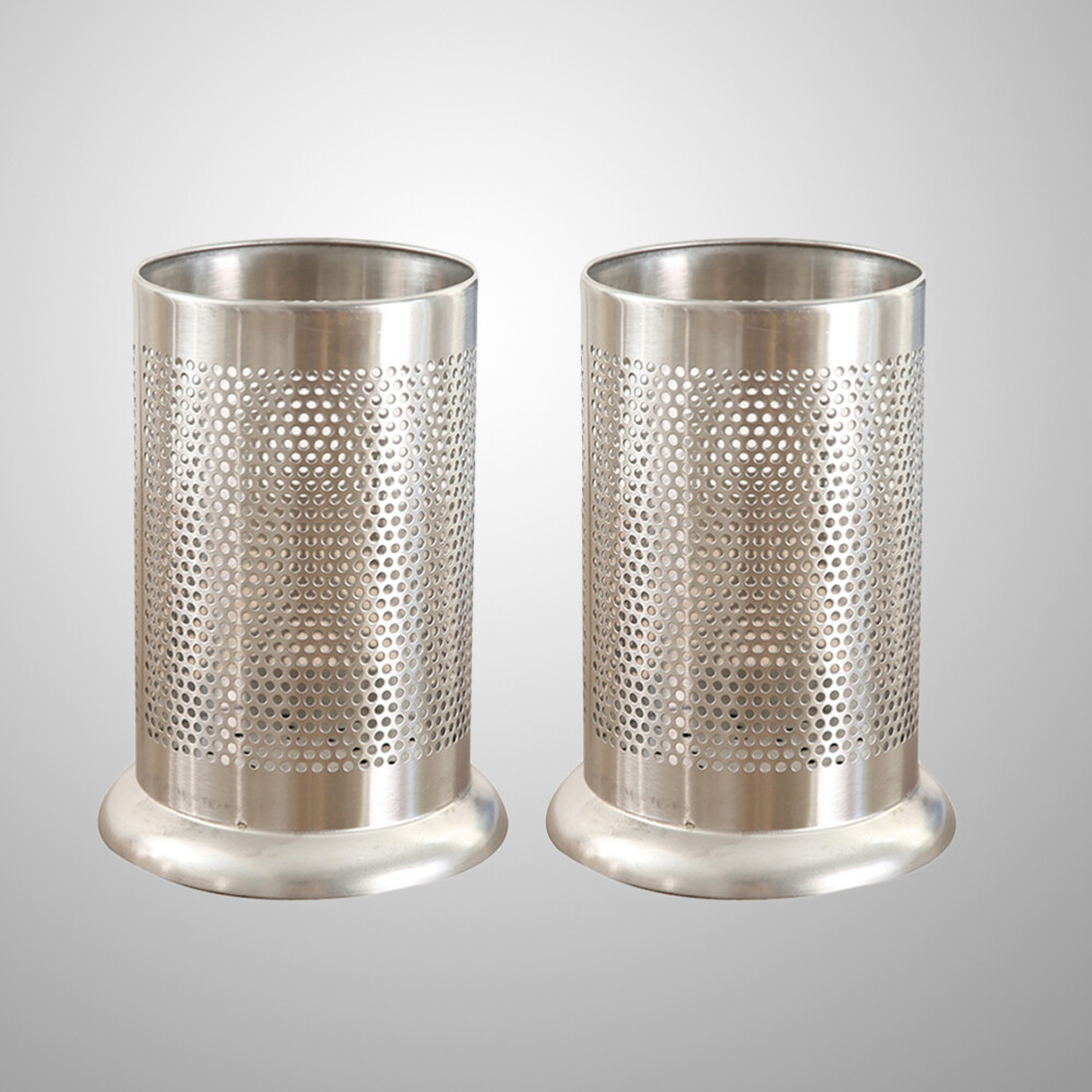 2-Piece Stainless Steel Chopstick Holder for Kitchen Utensil Organization