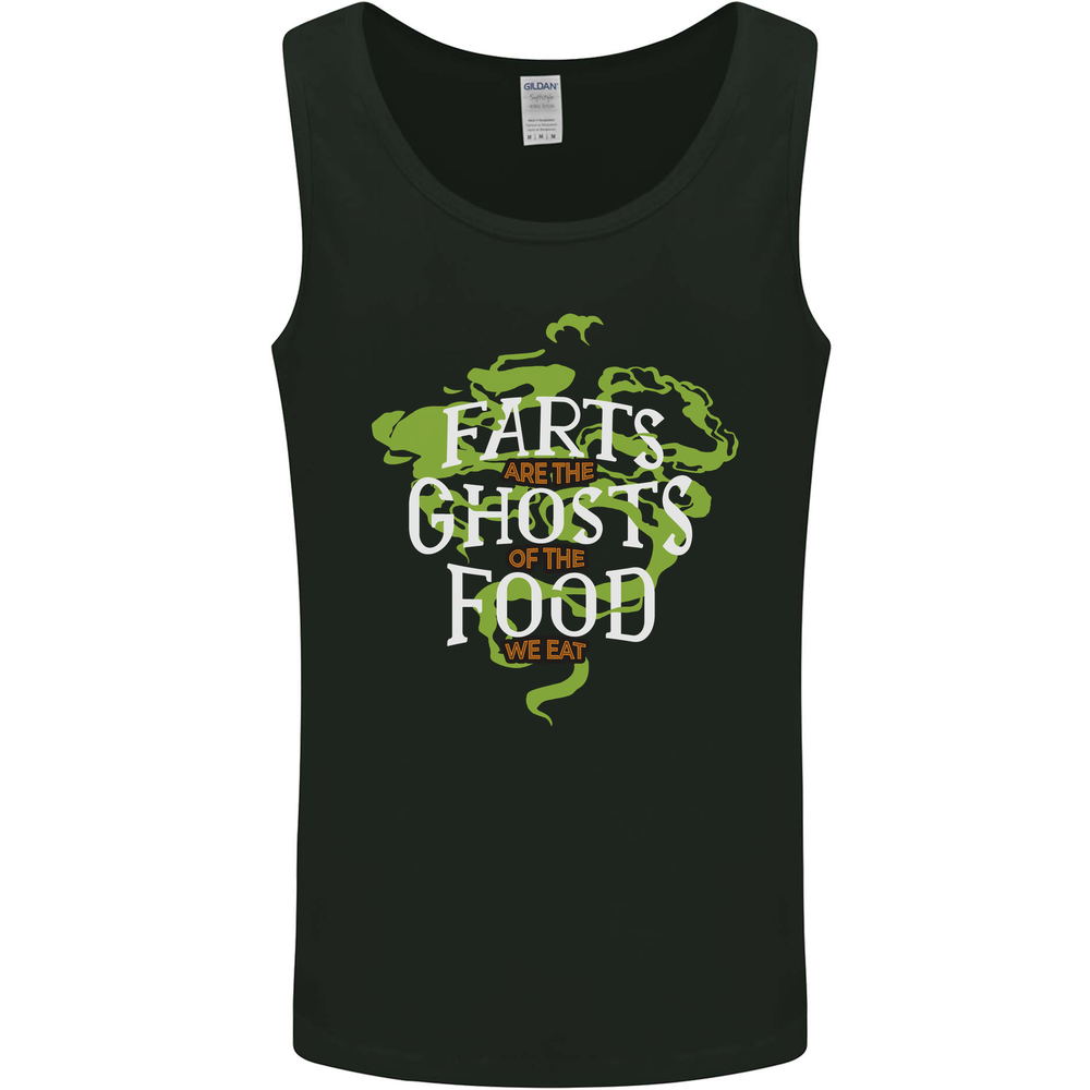 Farts are the Ghosts of Food Funny Flatulence Farting Mens Vest Tank Top