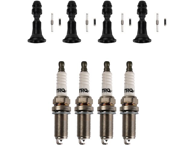 TRQ Spark Plug & Ignition Coil Boot Kit for 2011 Saab 95 2.0L 4-Cylinder 45GWNS
