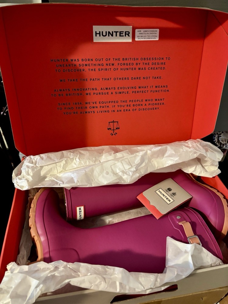 Hunter ORG Kids  US4B/5G Insulated Boot Prismatic Pink/Rough Pink