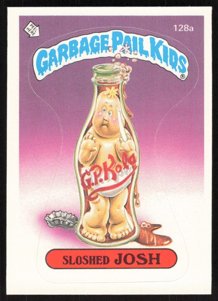 1986 Garbage Pail Kids Topps Sticker Cards
