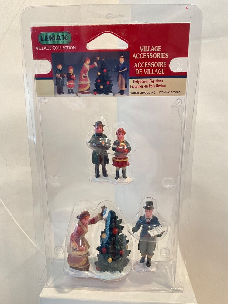 Lemax 1999 Christmas Village 3-Piece Figurine Set 92300A