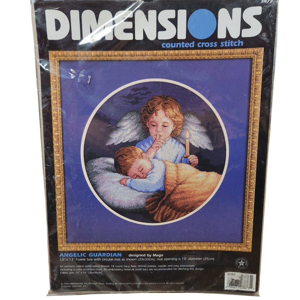 Dimensions Angelic Guardian Cross Stitch Kit 3873 NEW