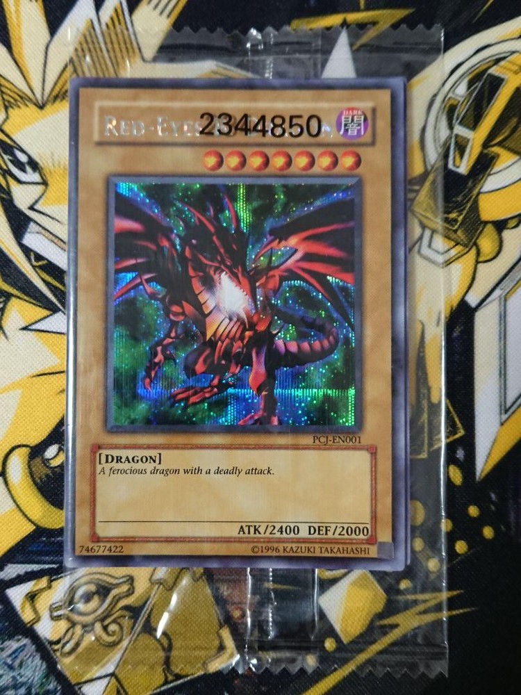 Yu-Gi-Oh Black Dragon Red Eyes English Secret Rare PCJ Shiku