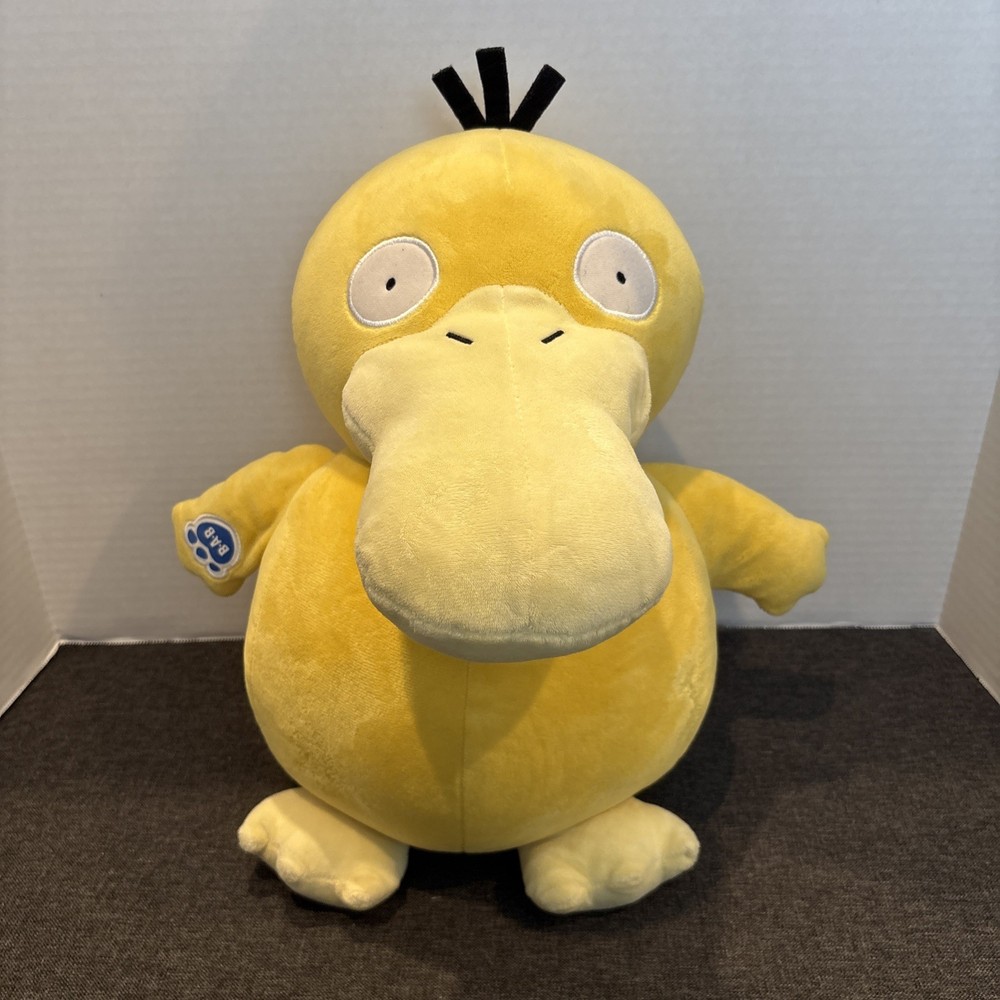 Build A Bear Psyduck Pokemon Plush 2019 Limited Edition No Sound Exclusive