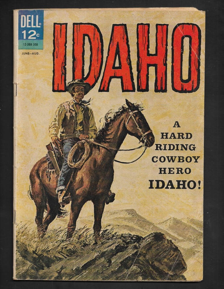 Idaho #1 1963 Dell Comics Vintage Silver Age Hard Riding Cowboy Free Shipping