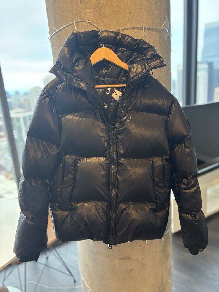 Canada Goose Black Disc Crofton Puffer Jacket Men's Size Large Black