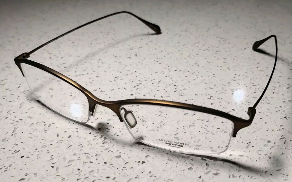 Oliver Peoples Darrow RX Eyeglasses Matte Bronze Japan Made 52-18-137 Japan Made