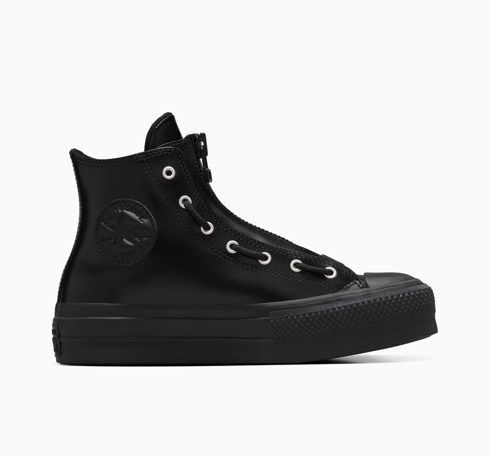 Women Converse Chuck Taylor All Star Lift Platform Shoes Size 7 Black A12476C