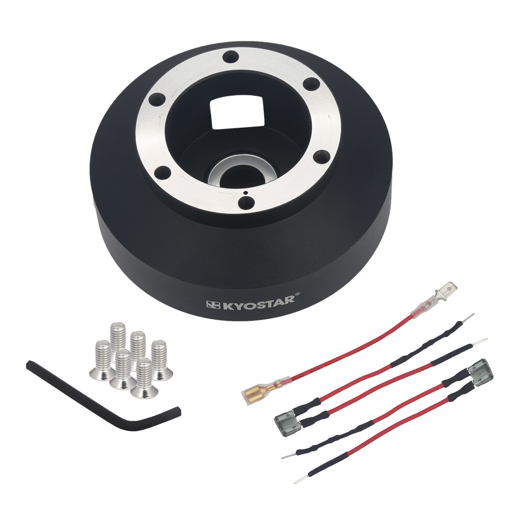 New 105HSteering Wheel Short Hub Adapter Kit For SUBARU WRX STI 2008-2014 Black