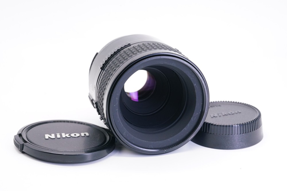 Nikon Nikkor AF 60mm F2.8 D Macro Lens w/ Lens Caps, Works Great!