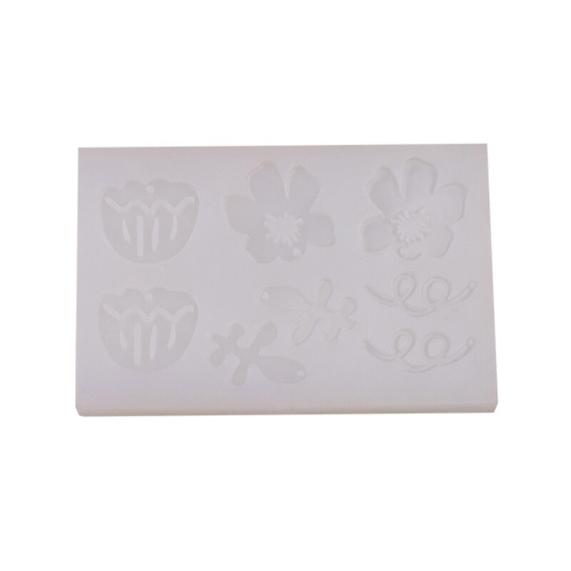 Silicone Resin Mold DIY Earring Keychain Jewelry Making Craft Tools