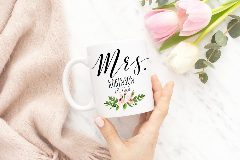 Mrs. Wedding Mug Customized Mrs Mug Bridal Shower Gift Gifts For Her Best Friend