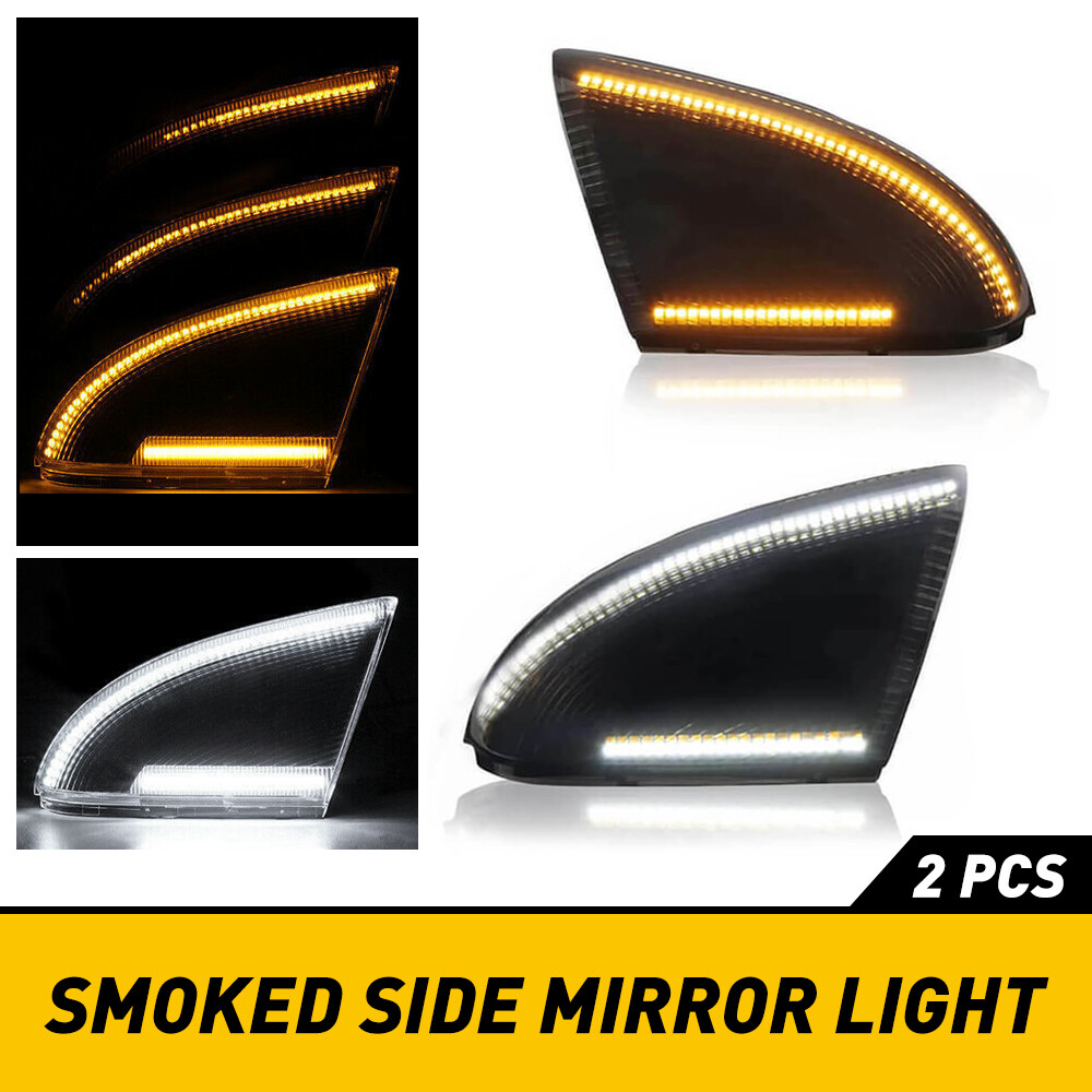 For 09-22 RAM 1500 Classic 2500 3500 LED Side Mirror Puddle Light Signal Lamp US