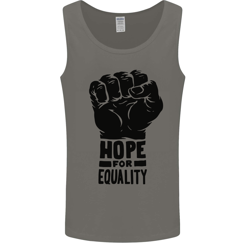 Hope for Equality Black Lives Matter LGBT Mens Vest Tank Top