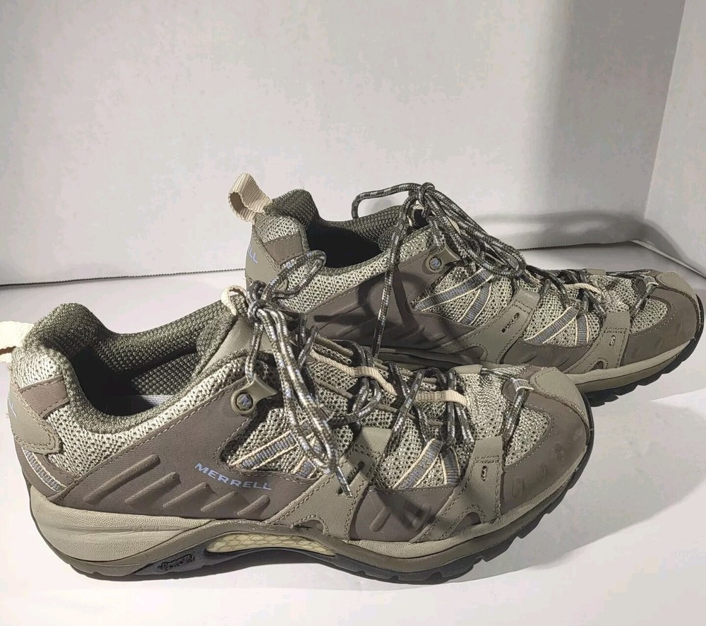 Merrell Women's Size 9 Vibram Olive Gray Water Resistance Footwear Shoe [449]