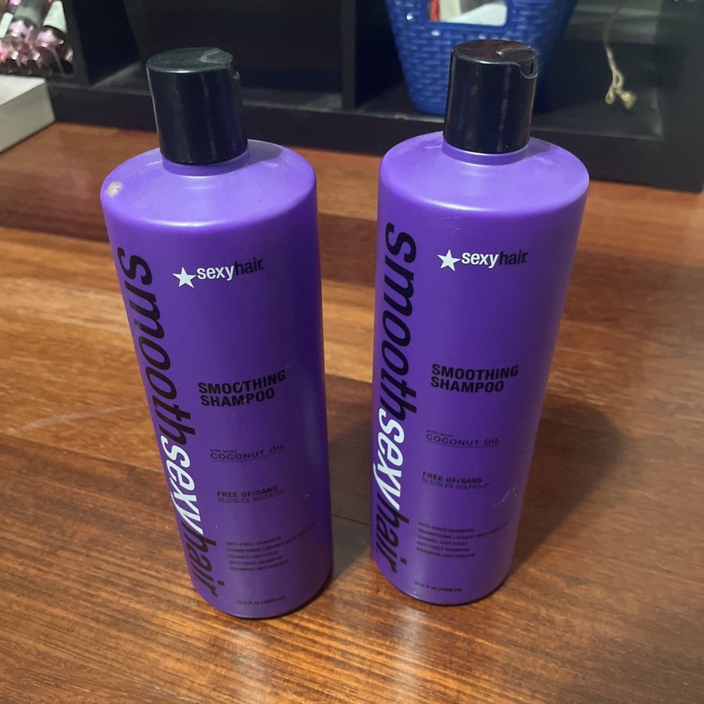 Smooth Sexy Hair Smoothing Shampoo 33.8 oz Anti Frizz Shine Formula