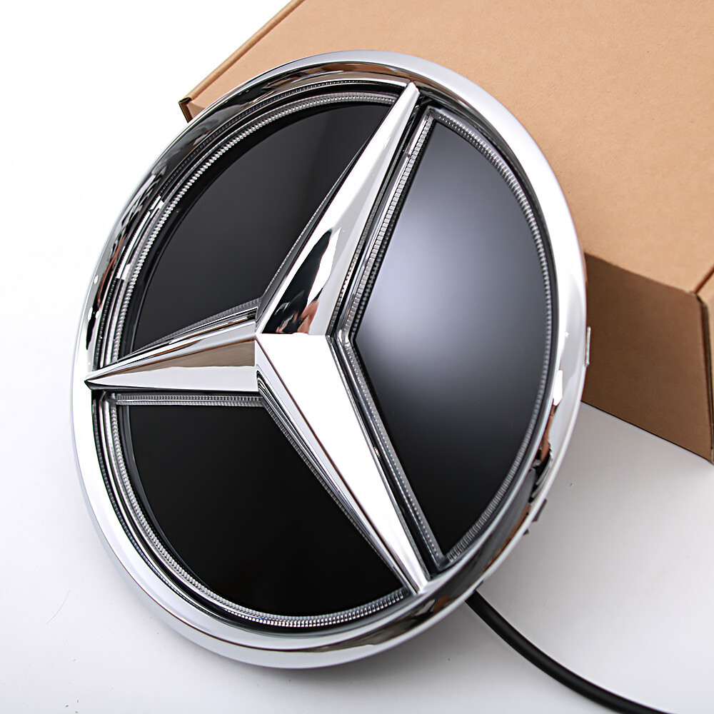 Front LED Star Emblem Grille Mirror Badge For Mercedes-Benz W177 W205 2019-22 US