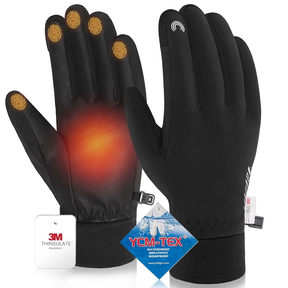 -10℉ 3M Completely Waterproof Gloves for Cold Weather, Winter Gloves 7 Layer ...
