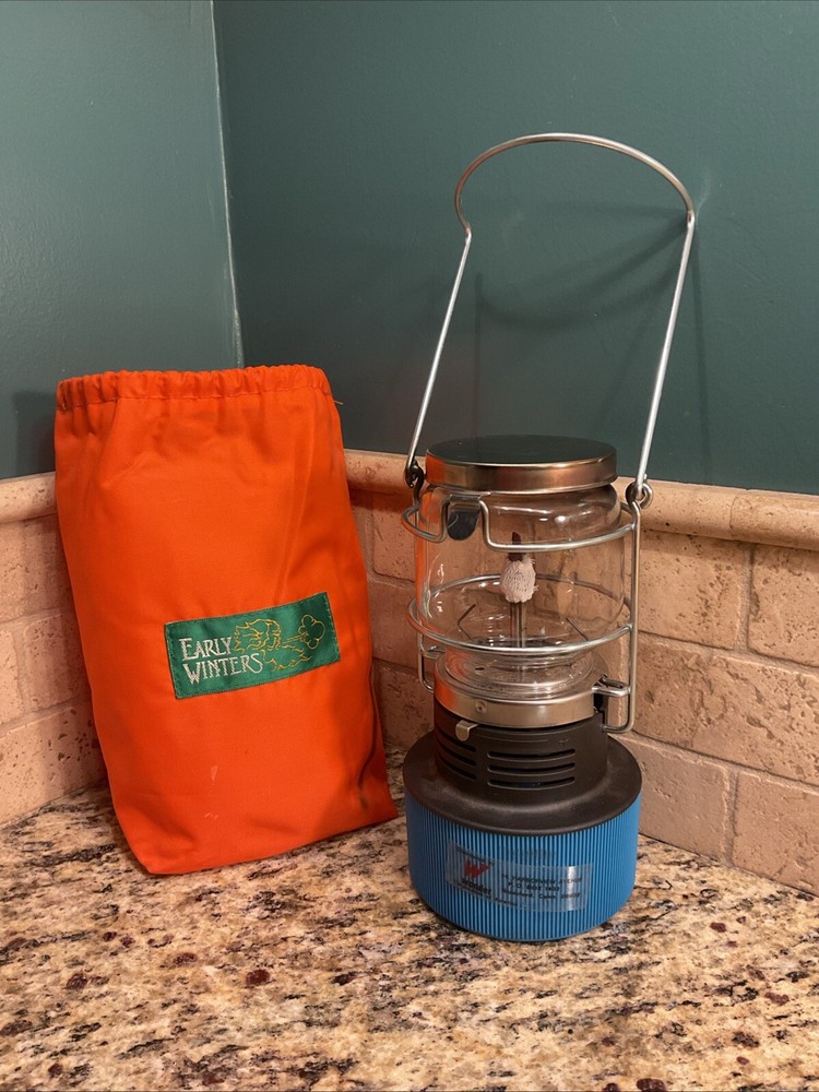 Camping GAZ PORTABLE GAS mantle LANTERN Lampe GT butane lantern France