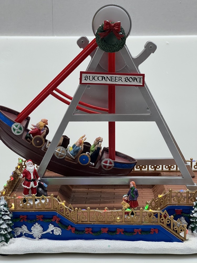 Animated Buccaneer Boat House Carnival Ride with Lights and Sounds  