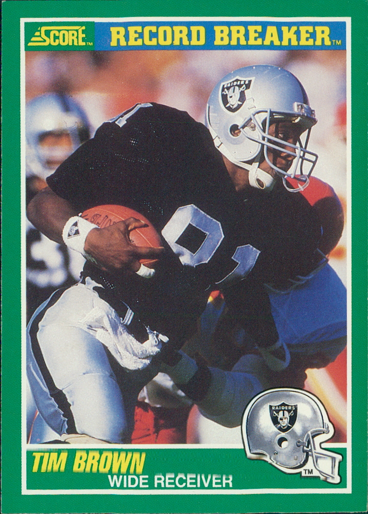 1989 Score - #328 Tim Brown (RC)