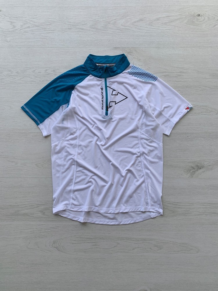Men’s RAIDLIGHT Ultralight Eco Trail Running Jersey Shirt in White Size L