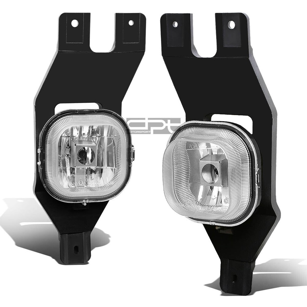 Fit 99-04 Superduty/01+Excursion Crystal Lens Oe Bumper Driving Fog Light Pair