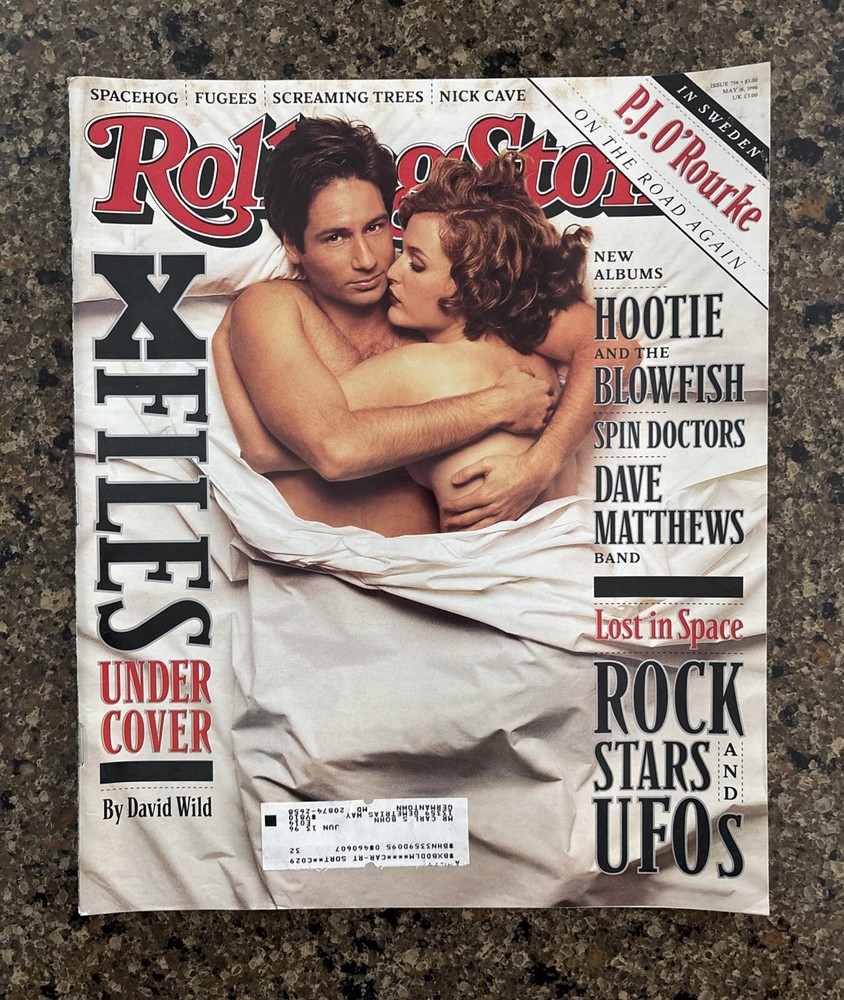Vintage Rolling Stone Magazine Issue 734, May 16, 1996 X FILES under cover