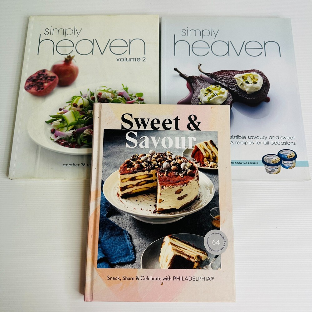 Philadelphia Cream Cheese Cookbook Recipes Lot Simply Heaven + Sweet Cook Book