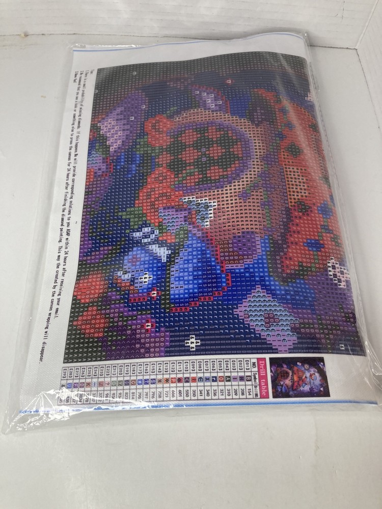 DIY Diamond Painting Craft Kit NEW  5-D Decorative Blue Butterfly40-30 Cm Wall