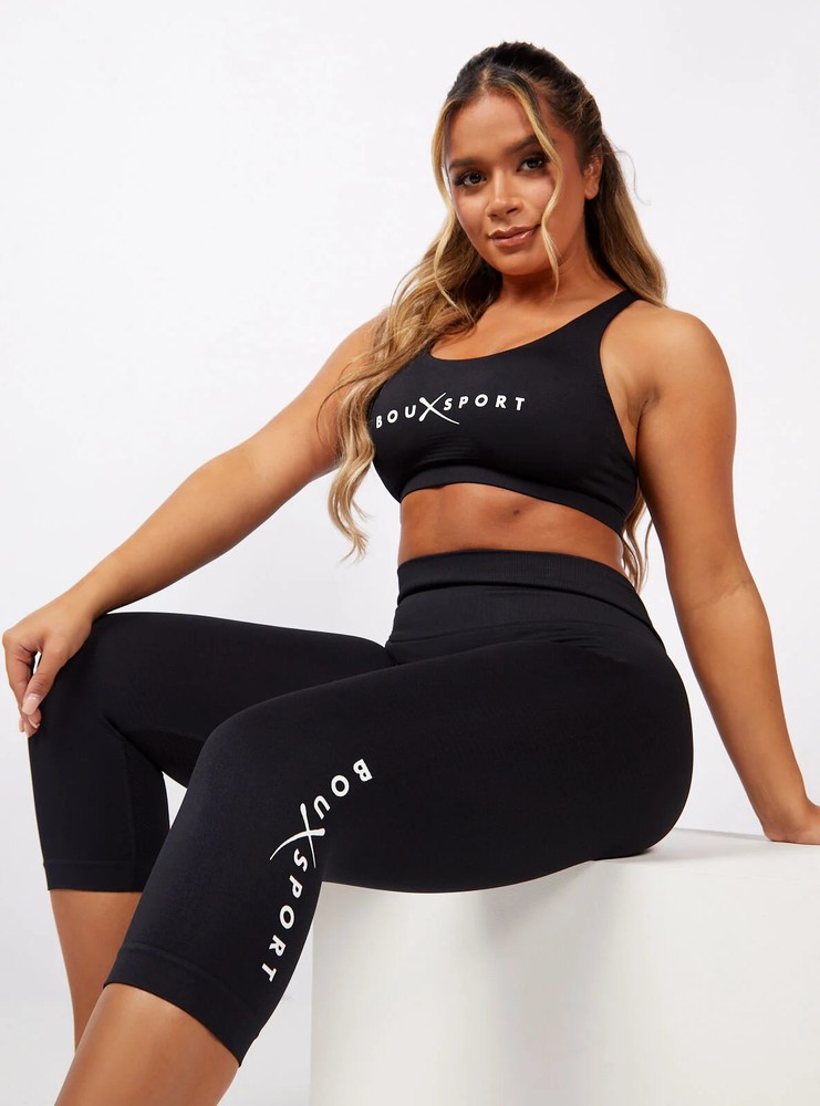 Boux Avenue Capri Leggings Women's Sculpting High Waist Sports Stretchy Pants