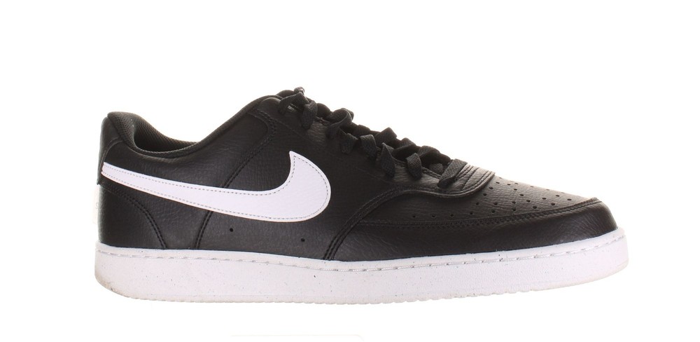 Nike Mens Court Vision Lo Black Basketball Shoes Size 11.5 (7777321)