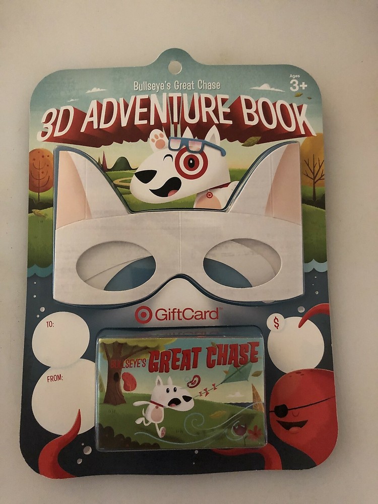 Target Gift Card #1810 3D Adventure Book UnScratched NCV