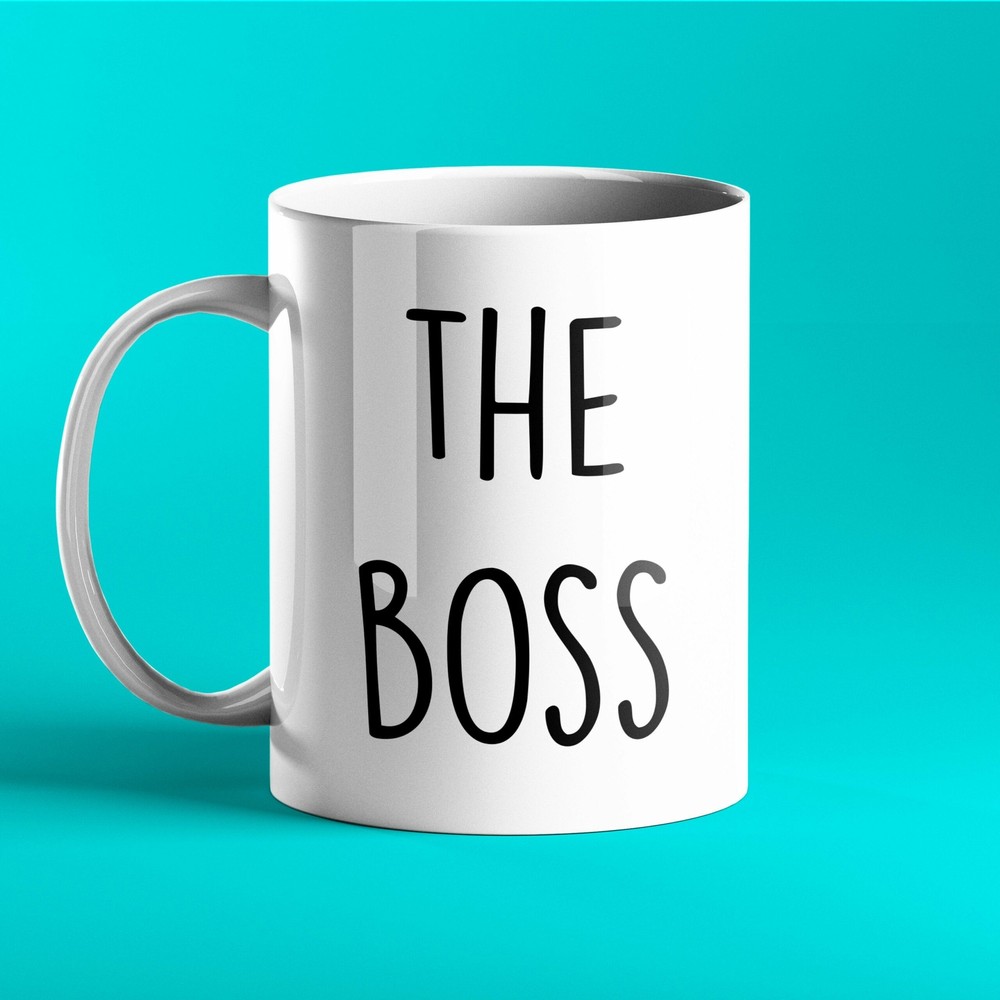 Funny Personalised Mug The Boss