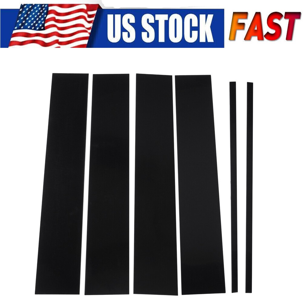 For 15-20 GMC Yukon CHEVY Tahoe Door Window Pillar Post Decal Cover Door Tirm US